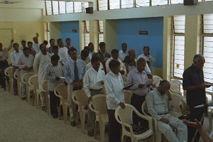 Some of the pastors at the YMG seminars