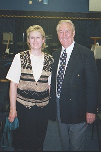 Julie with Pastor Ron Eske of Sureway International Christian Centre